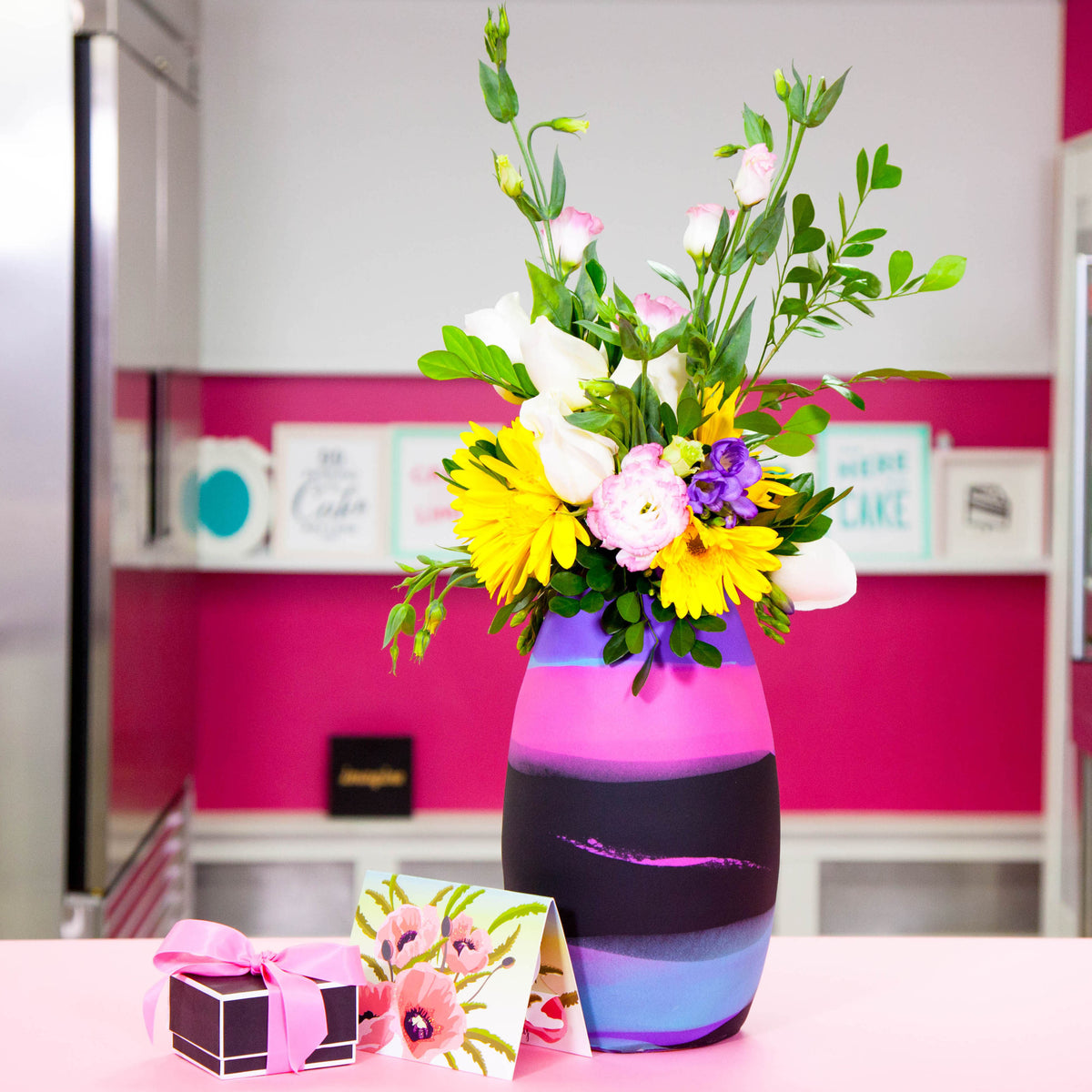 Vase Of Flowers Cake HOW TO CAKE IT