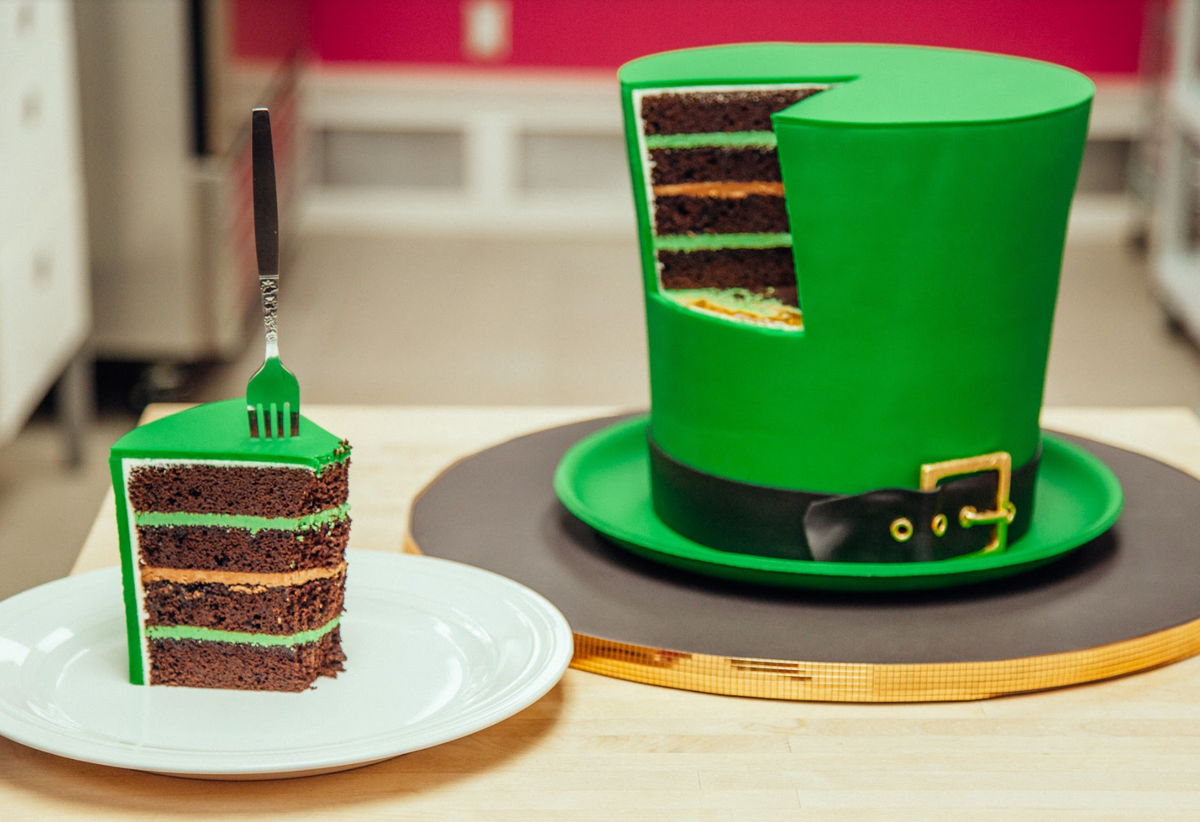 Leprechaun hat cake sales